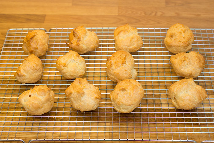 Choux pastry for eclairs profiteroles croquembouches