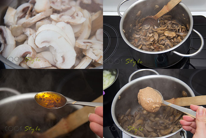 how to make spicy mushrooms with peanut butter