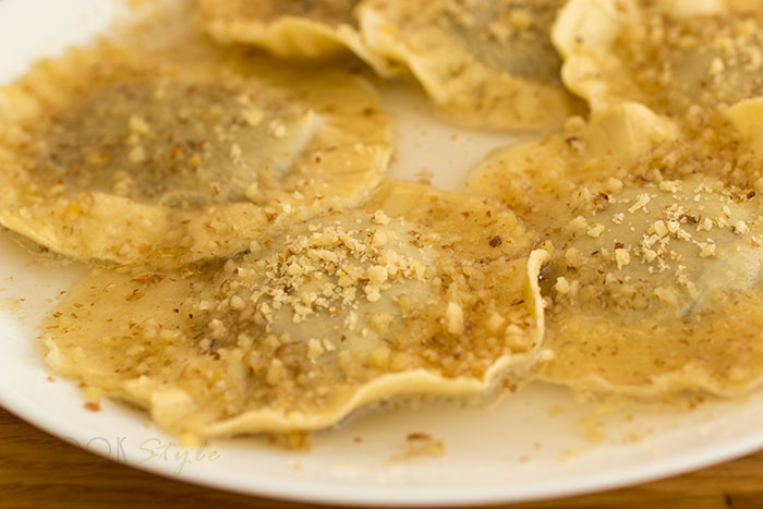 02 Ravioli with peanut butter and cinnamon