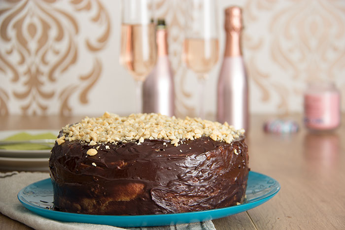 Chocolate peanut butter cake