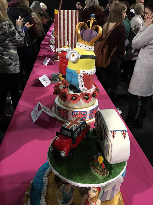 Cake judging at Cake and Bake Show