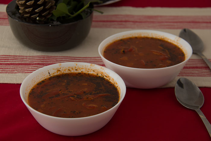 Christmas menu 2017 - Pepper Soup