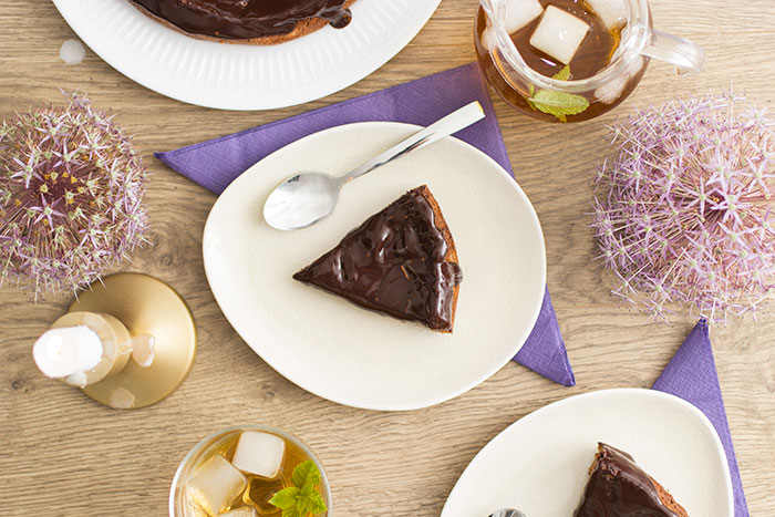 Royal Recipes Andrassy Pudding. Slice