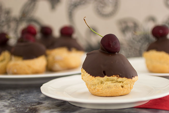 Black Forest Eclairs. 8 of them