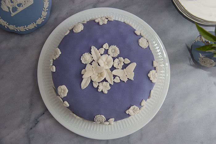 Wedgwood Cake. Seen from above