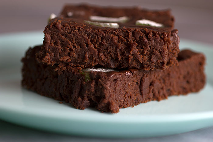 Mint Vegan Brownies