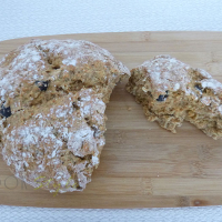 Soda bread with olives and smoked paprika