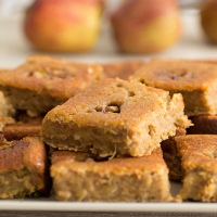 Apple bake tray with nuts