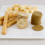 Cheese plate with biscuits from Stag Bakeries