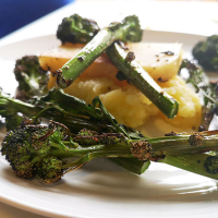 Purple Sprout Broccoli Side Dish