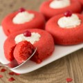 Red Valentine's Day Doughnuts