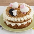 Nutty caramel cake