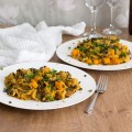 Squash pasta with squash cooked two ways