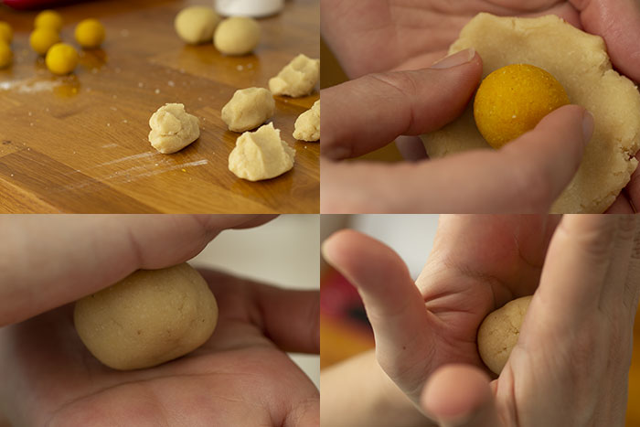 Marzipan Eggs. How to make them